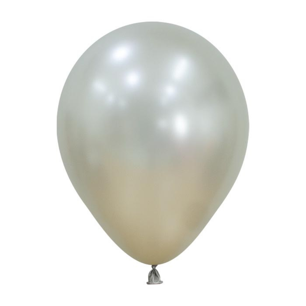 Silk Cream Pearl Latex Balloon 100ct, 5" 
