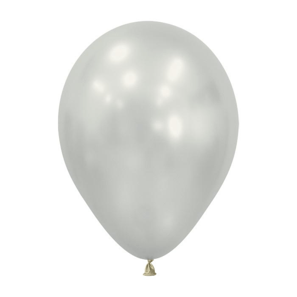 Silk Oyster White Latex Balloon 50ct, 11"