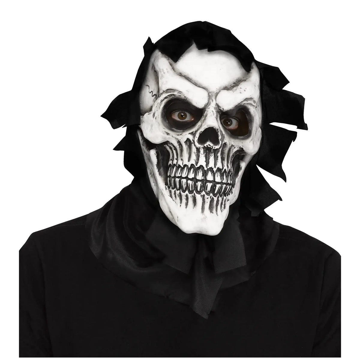 Skull Reaper Mask W/Shroud
