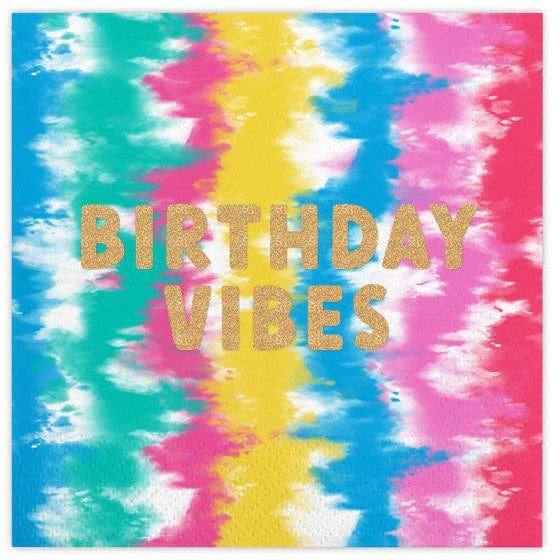 Slant Collections BOUTIQUE Beverage Napkin - Birthday Vibes