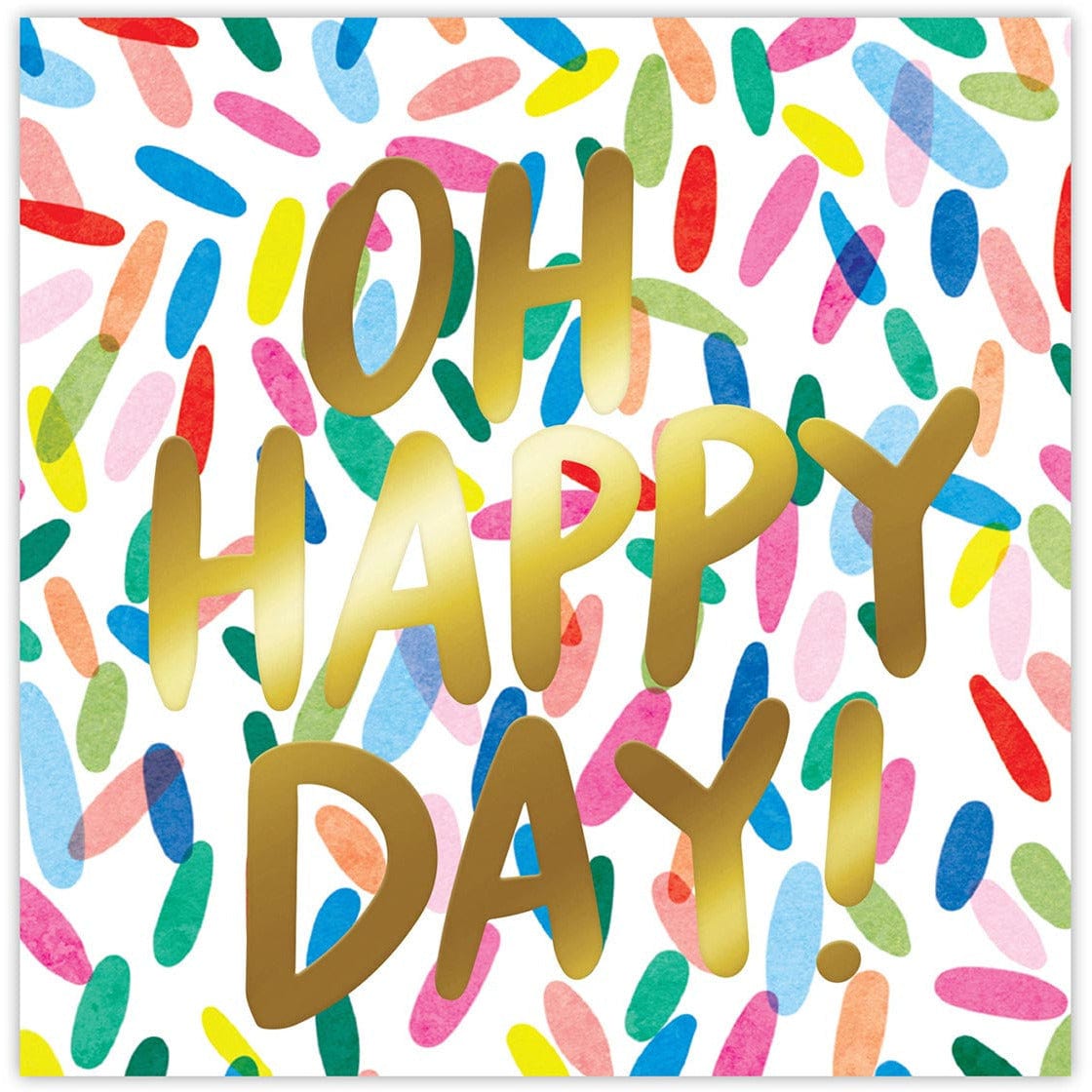 Slant Collections BOUTIQUE Beverage Napkin - Oh Happy Day 20ct