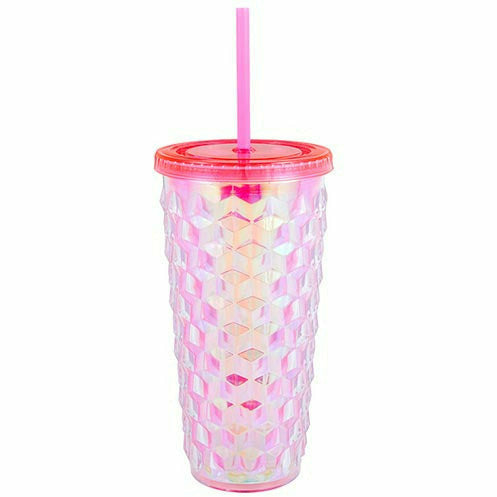 Slant Collections BOUTIQUE Faceted Tumbler - Pink