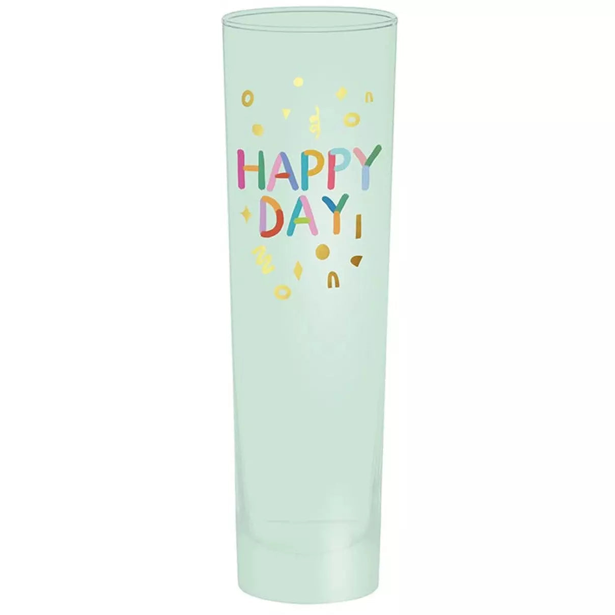 Slant Collections BOUTIQUE Flat Champ Glass - Happy Days