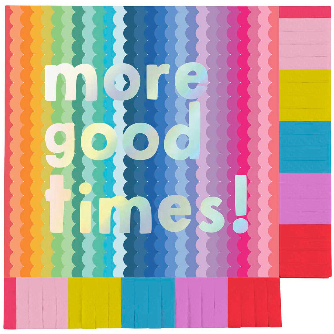 Slant Collections BOUTIQUE Fringe Napkin - More Good Times