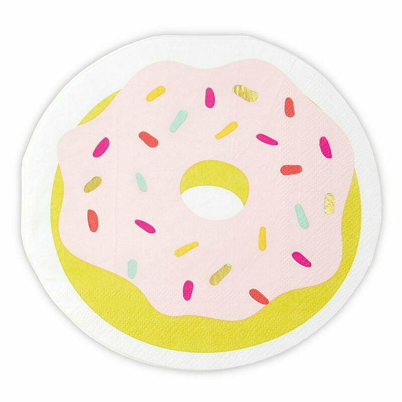 Slant Collections BOUTIQUE Jumbo Donut Shaped Napkins - 16 Count