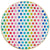 Slant Collections BOUTIQUE Paper Plates - Bright Dots