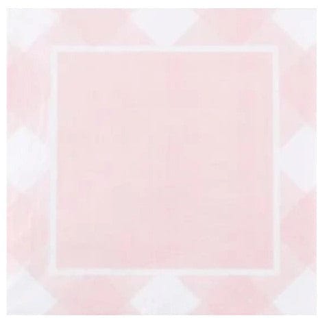 Sophistiplate BASIC Spring Pink Gingham Lunch Napkins 20ct