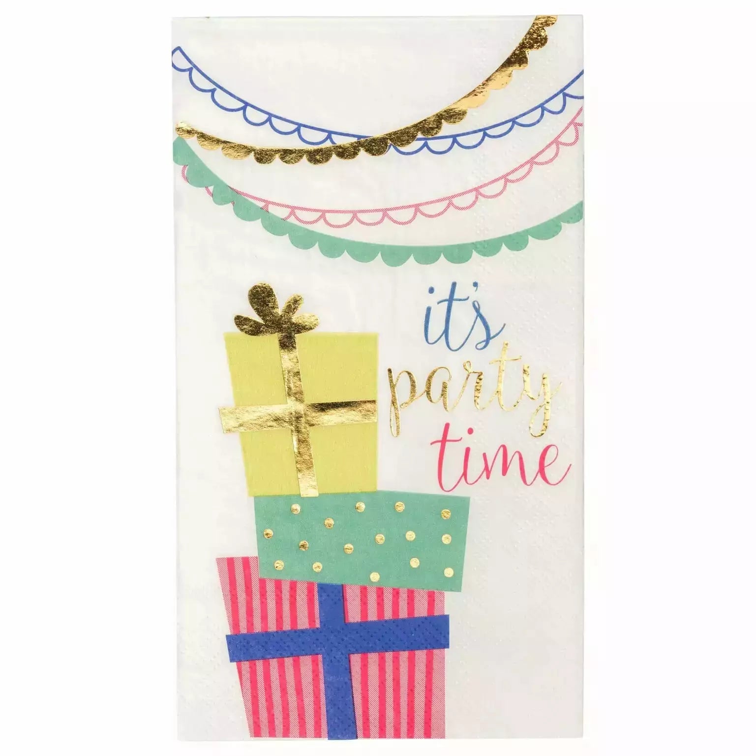 Sophistiplate BIRTHDAY GUEST TOWEL BIRTHDAY CANDLES