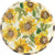 Sophistiplate BOUTIQUE SUNFLOWER WAVY SALAD PLATE