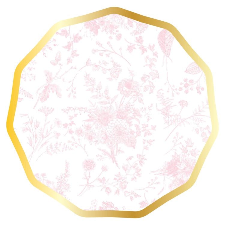 Wavy Appetizer Bowl Timeless Blush 350gsm / 8pkg F