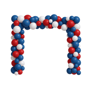 Organic Square Balloon Arch - 20'