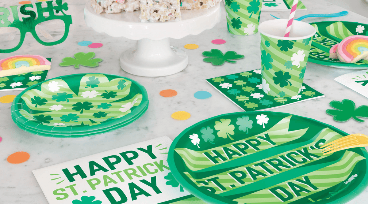 st patrick's tableware