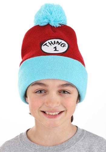 Dr. Seuss Thing 1 Pom Pom Beanie