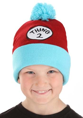 Dr. Seuss Thing 2 Pom Pom Beanie