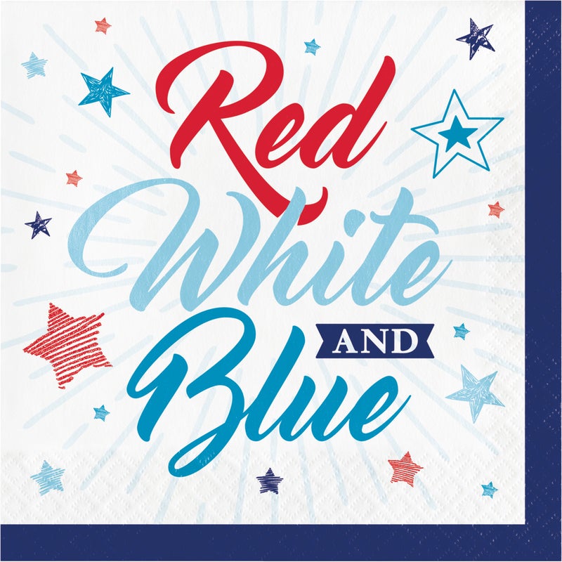 Patriotic Party Lunch Napkins