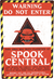 Trick or Treat Studios HOLIDAY: HALLOWEEN GHOSTBUSTERS - SPOOK CENTRAL METAL SIGN