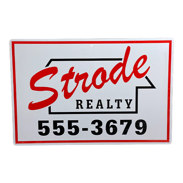 Trick or Treat Studios HOLIDAY: HALLOWEEN HALLOWEEN 1978 - STRODE REALTY METAL SIGN