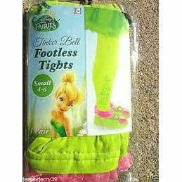 Ultimate Party Super Store COSTUMES: ACCESSORIES Tinker Bell Footless Tights