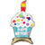 Ultimate Party Super Stores B013 24"PKG HBD Cupcake Air-Fill only