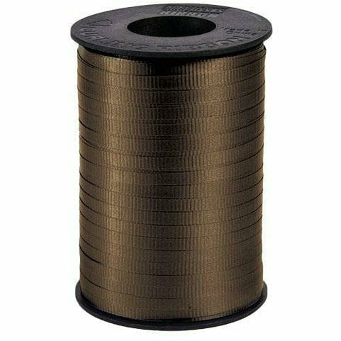 Ultimate Party Super Stores BALLOONS Brown Curling Ribbon 3/16&quot; x 500 Yards