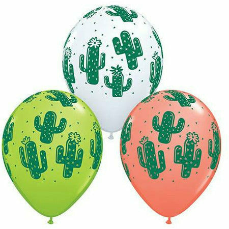 Ultimate Party Super Stores BALLOONS Cacti Mixed Assortment 11&quot; Latex Balloon