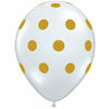 Ultimate Party Super Stores BALLOONS Gold Polka Dots Clear 11