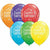 Ultimate Party Super Stores BALLOONS Happy Birthday Candles Starbursts Mixed Assortment 11" Latex Balloon