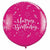 Ultimate Party Super Stores BALLOONS Happy Birthday Shining Star 36" Latex Balloon