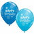 Ultimate Party Super Stores BALLOONS Happy Birthday Sparkle Blue Mixed Assortment 11" Latex Balloon