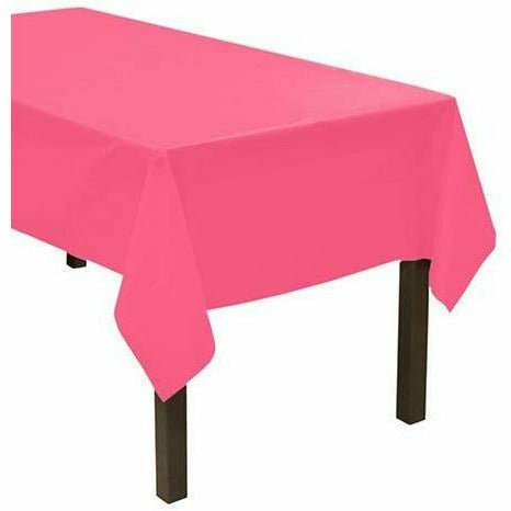 Ultimate Party Super Stores BASIC 54″ x 108″ RECTANGULAR TABLE COVERS – NEON PINK