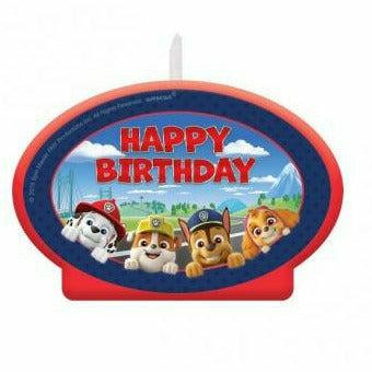 Ultimate Party Super Stores BIRTHDAY: JUVENILE PAW PATROL CANDLE