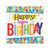 Ultimate Party Super Stores Bright 'Happy Birthday' Napkin - Set of 16