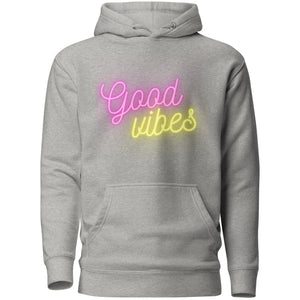 Ultimate Party Super Stores Carbon Grey / S GOOD VIBES Unisex Hoodie
