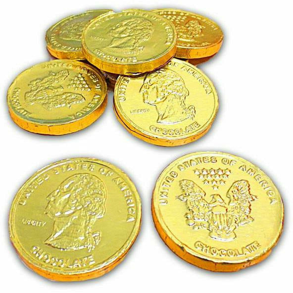 Ultimate Party Super Stores Chocolate gold coins (5-pack)