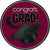 Ultimate Party Super Stores Congrats Grad Burgundy 9" Luncheon Plates (18 Pack)- Graduation Party