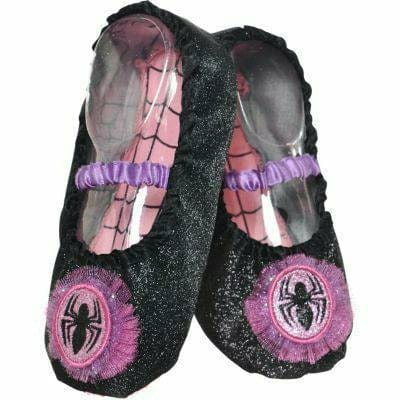 Ultimate Party Super Stores COSTUMES: ACCESSORIES Girls Spider-Girl Slipper Shoes