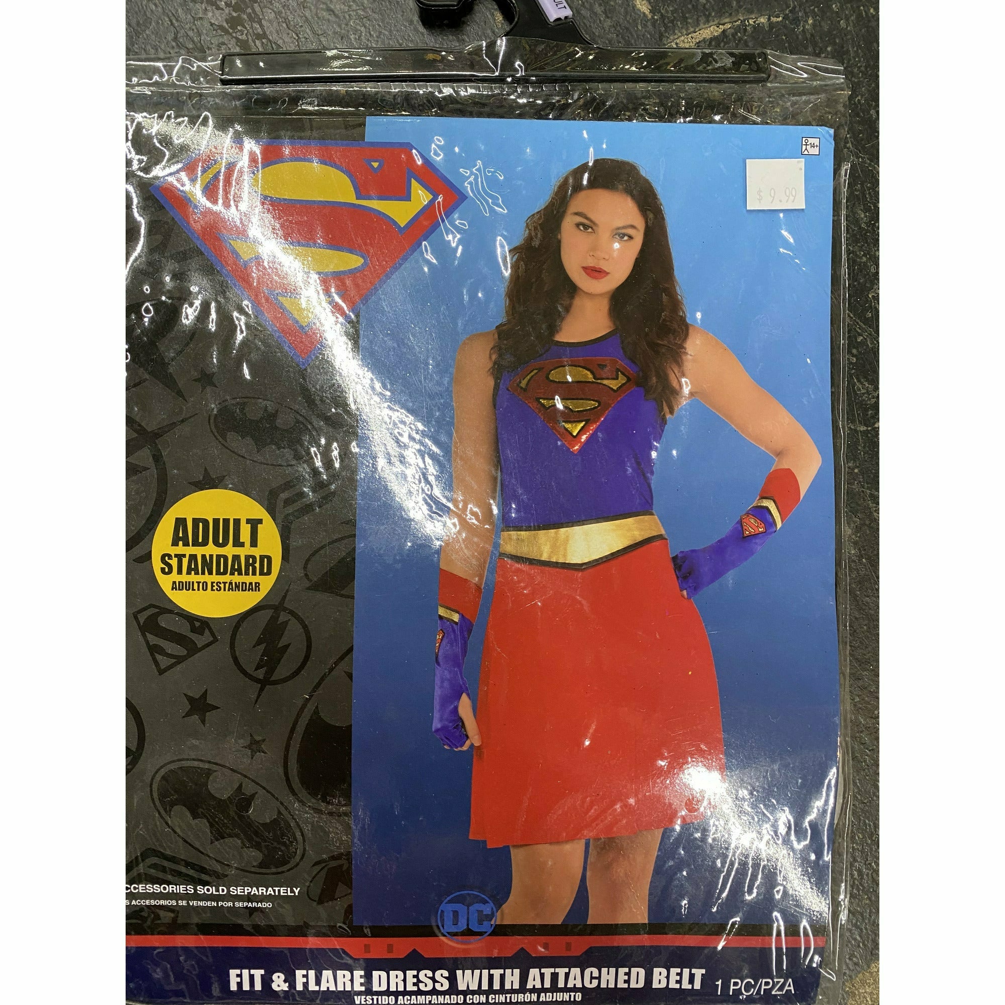 Ultimate Party Super Stores COSTUMES Adult Standard Superman Dress
