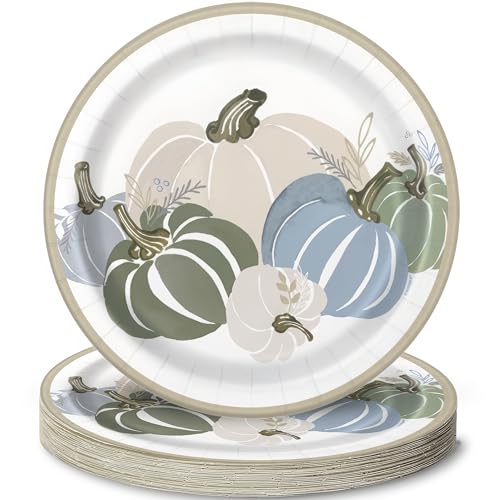 Ultimate Party Super Stores Elegant Modern Pastel Thanksgiving Lunch Plates