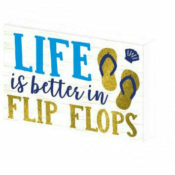 Ultimate Party Super Stores FLIP FLOP GLITTER SIGN