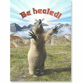 Ultimate Party Super Stores GROUNDHOG BE HEALED-CARD