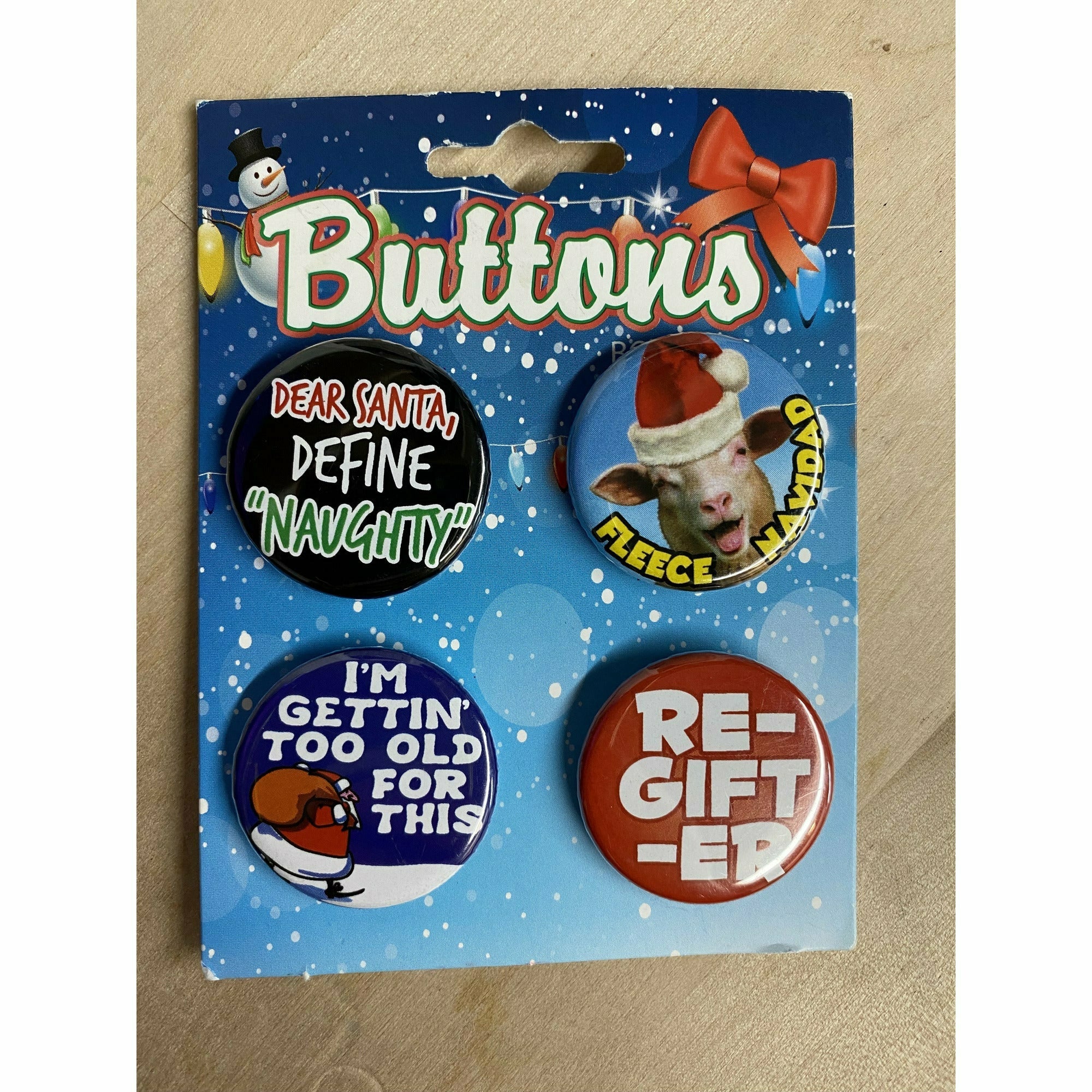 Ultimate Party Super Stores HOLIDAY: CHRISTMAS Christmas Shirt Buttons