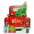 Ultimate Party Super Stores HOLIDAY: CHRISTMAS OLD TIMEY RED TRUCK WALL HANGING