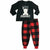 Ultimate Party Super Stores HOLIDAY: CHRISTMAS Toddler 2 PC Wide Awake Pajamas 3T