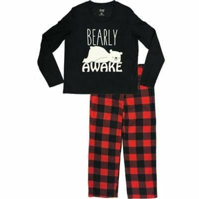 Ultimate Party Super Stores HOLIDAY: CHRISTMAS Women&#39;s 2 PC Bearly Awake Pajamas