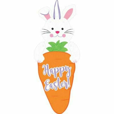 Ultimate Party Super Stores HOLIDAY: EASTER Jointed Felt Happy Easter Bunny Sign