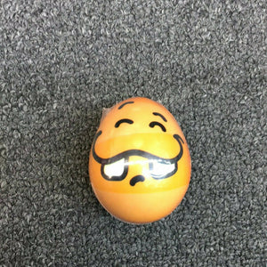 Ultimate Party Super Stores HOLIDAY: EASTER Orange Funny Face Foam Easter Eggs