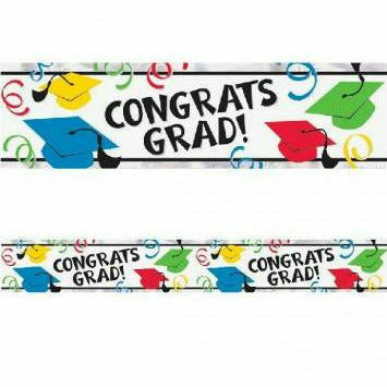 Ultimate Party Super Stores HOLIDAY: GRADUATION 9FT GRAD BANNER