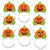 Ultimate Party Super Stores HOLIDAY: HALLOWEEN Pumpkin Halloween Headbands 8 ct