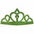 Ultimate Party Super Stores HOLIDAY: ST. PAT'S Green Plastic St. Patrick's Day Tiara Hair Combs