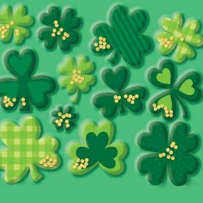 Ultimate Party Super Stores HOLIDAY: ST. PAT&#39;S Shamrock Sticker Sheets